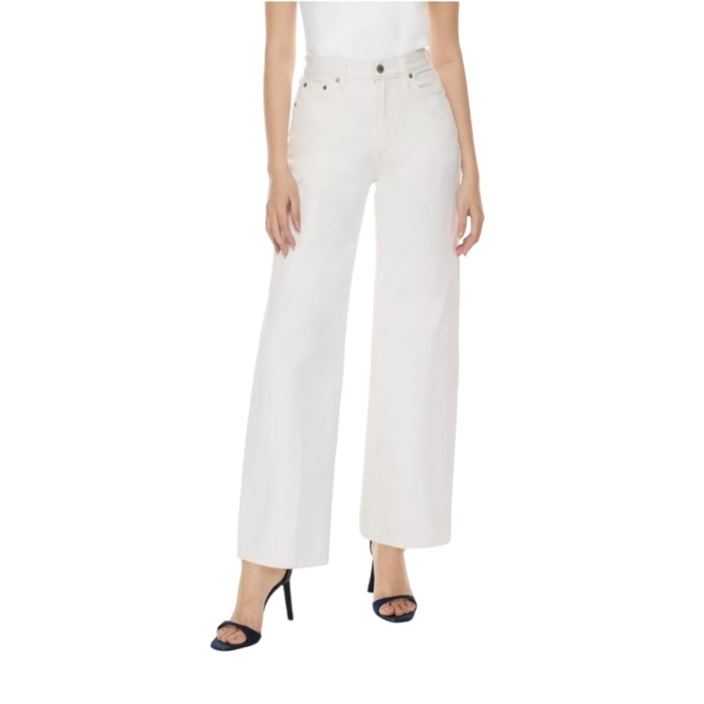 Denim Forum White Farrah Jeans